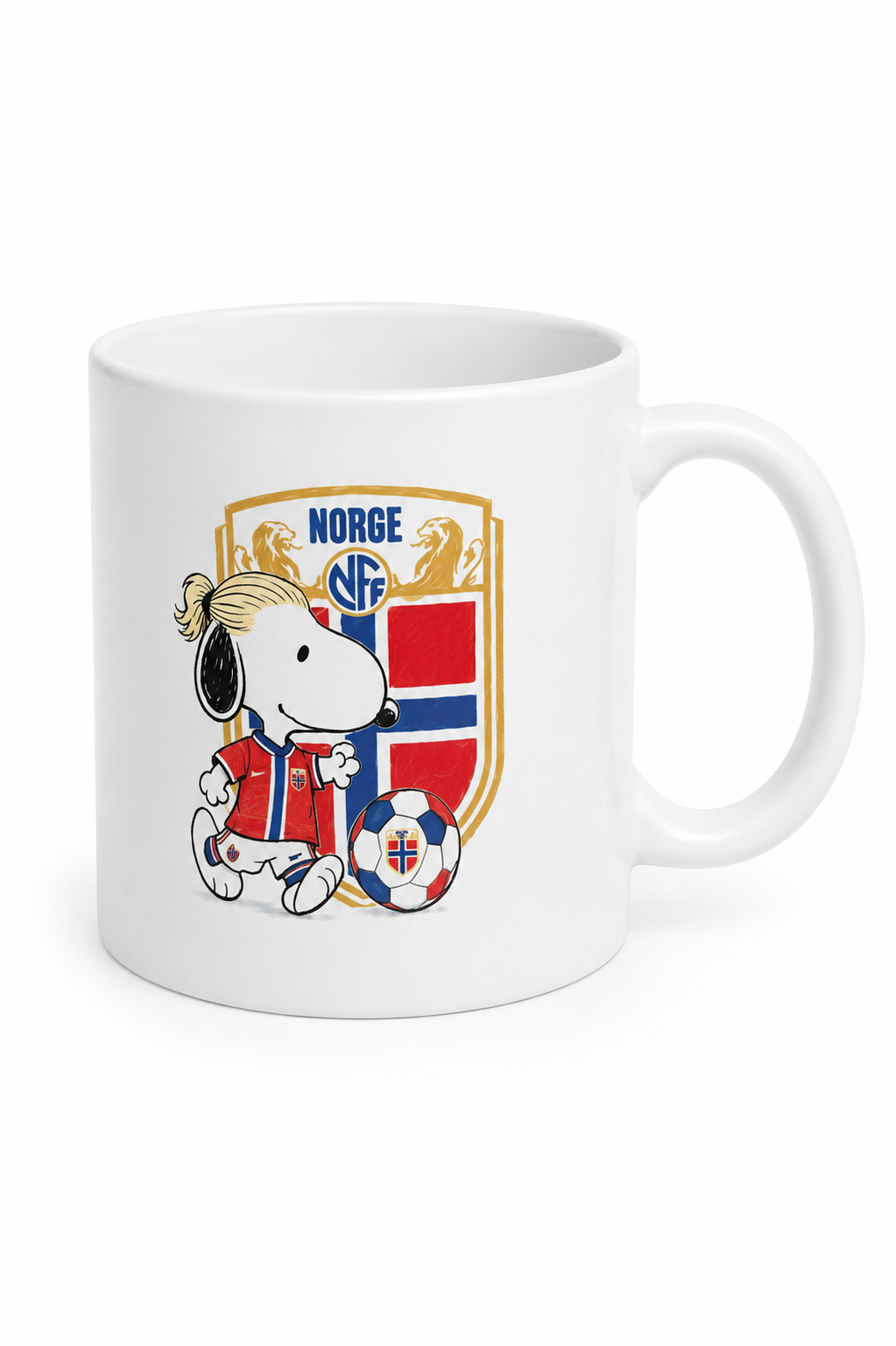 Snoopy x Norway Haaland Mug