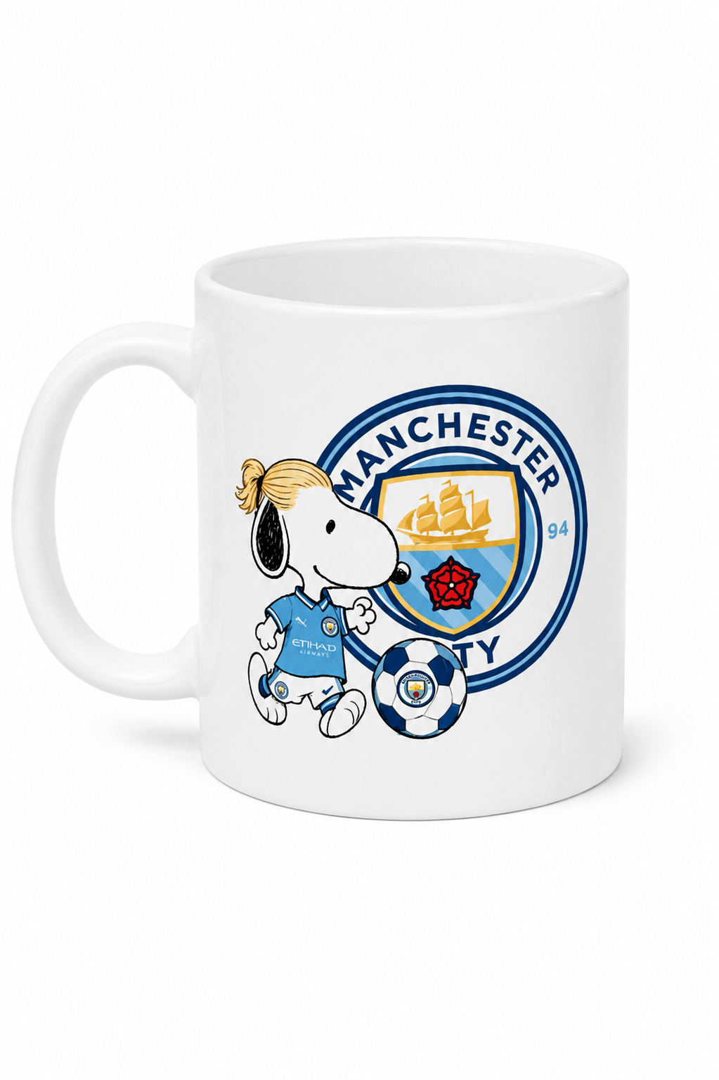 Snoopy x Manchester City Mug