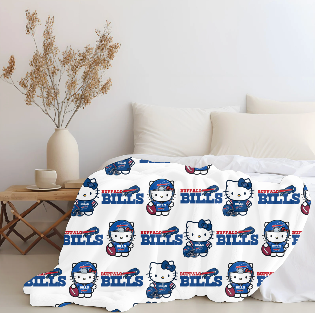 Hello Bills Plush Blanket