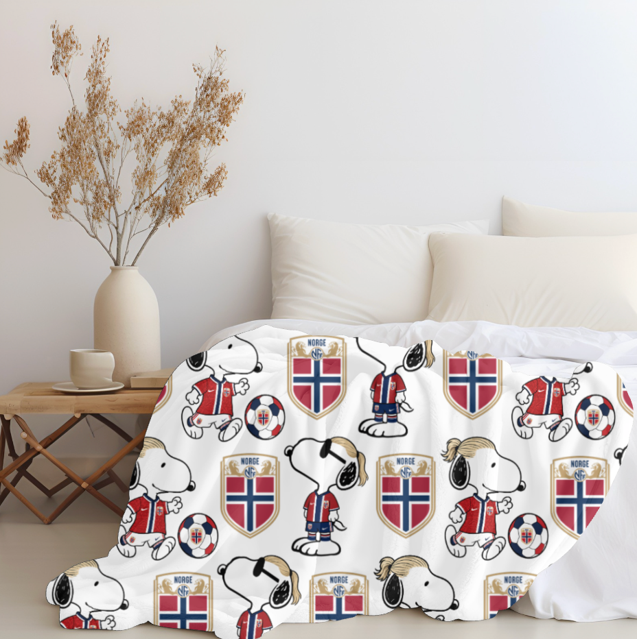 Snoopy Haaland Plush Blanket