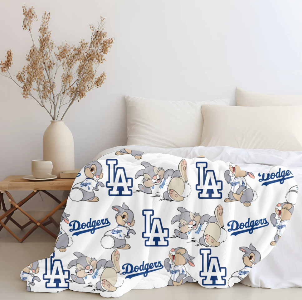 Thumper x Dodgers Plush Blanket