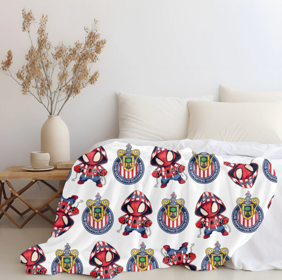 Spiderman x Chivas Plush Blanket