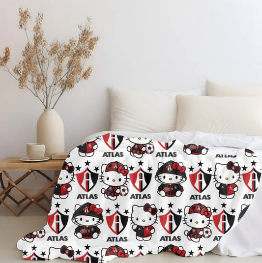 Hello Club Atlas Plush Blanket