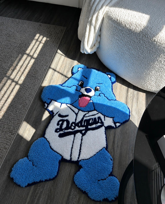Dodger Bear Plush Rug