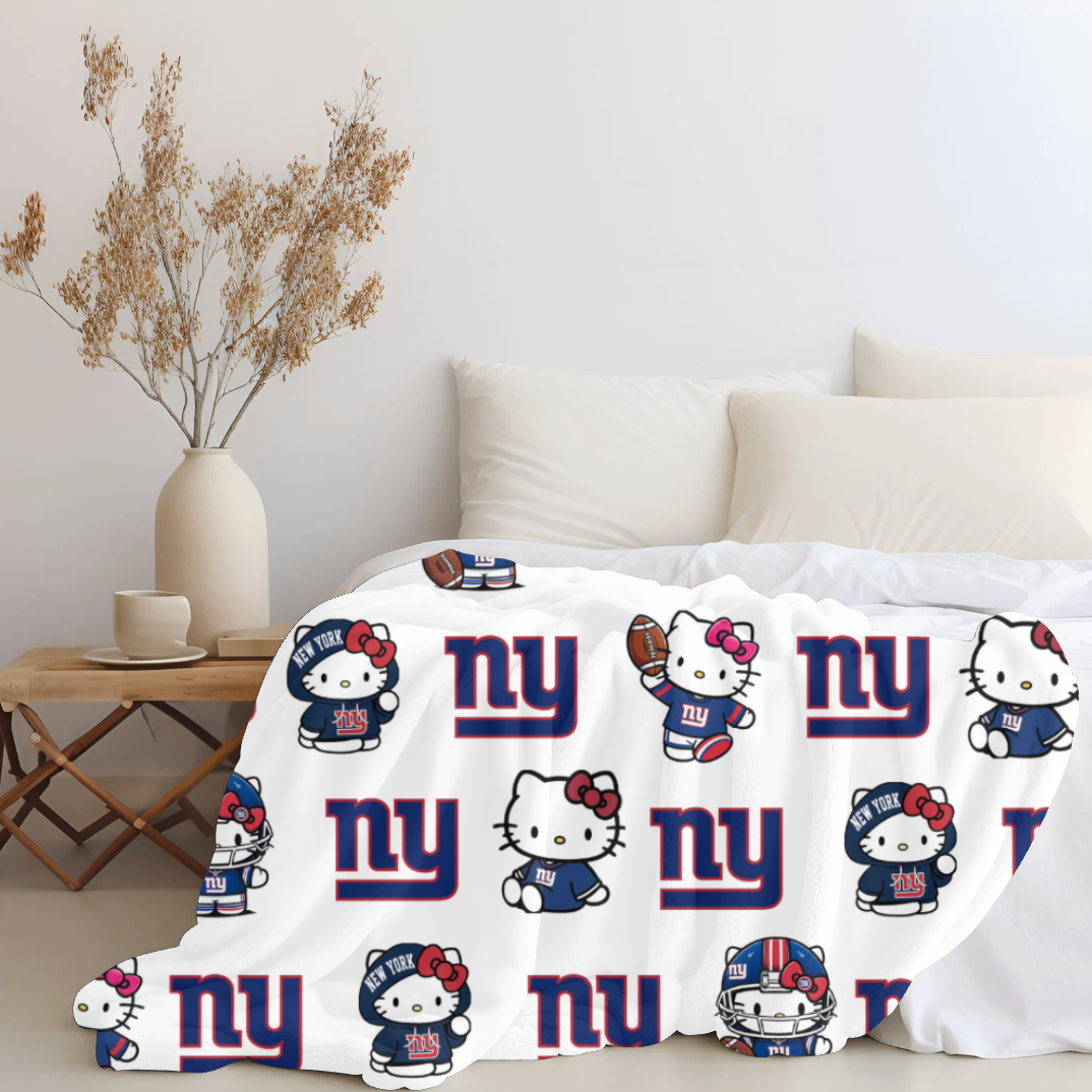 Hello Giants Plush Blanket