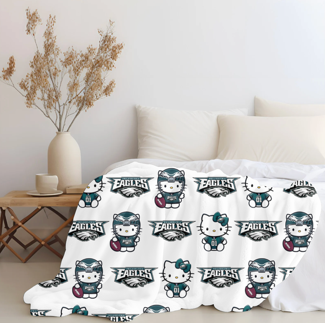 Hello Eagles Plush Blanket
