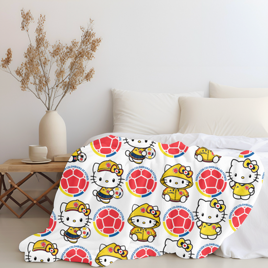 Hello Colombia Plush Blanket
