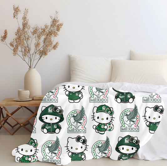 Hello Mexico Plush Blanket
