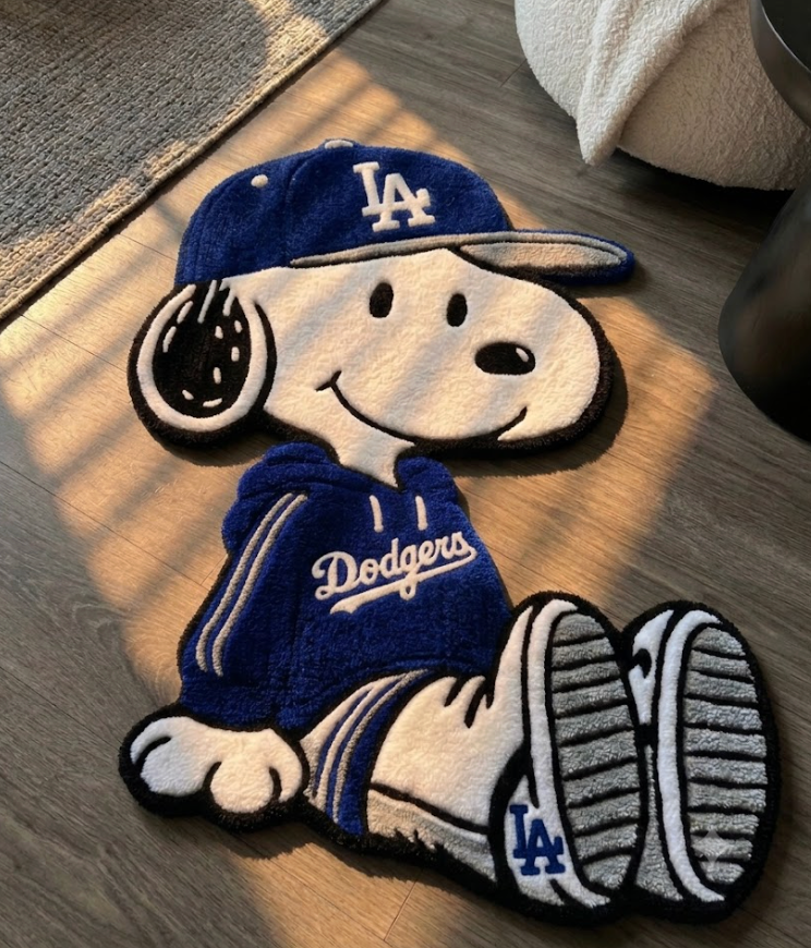 Dodger Snoop Plush Rug