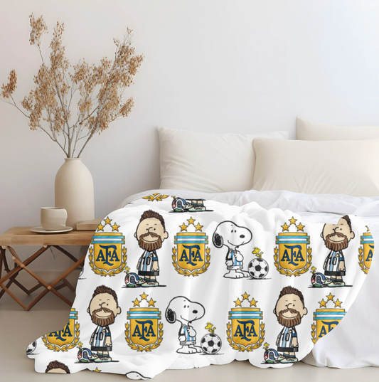 Snoopy Argentina Plush Blanket