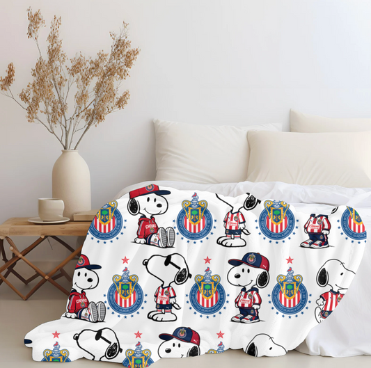 Snoopy x Chivas Plush Blanket